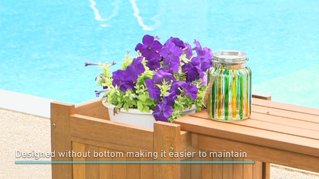 Amazon.com : Sunnydaze 16-Inch Meranti Wood Planter Boxes for
